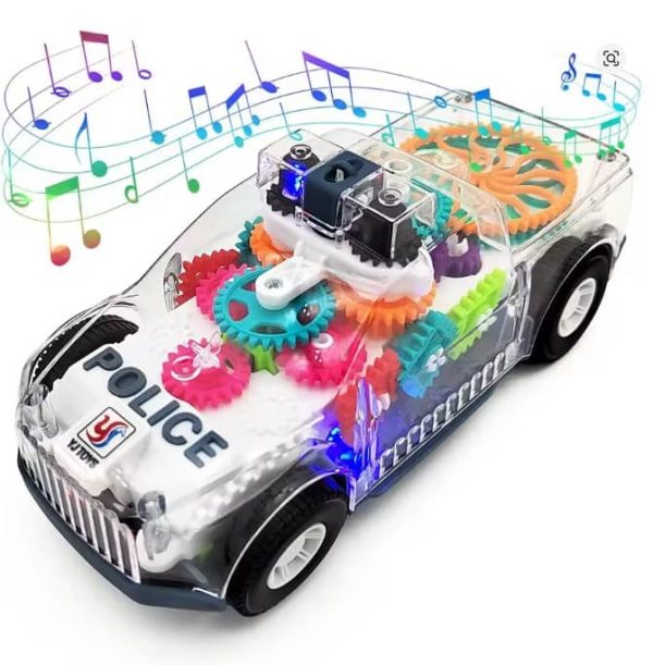 Gear Police Car, Gear Car, Transparent Car toys , ViToys Police Gear Car - Image 2