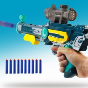 Gunman Program gun Toy Soft Bullet Toy Gun with Colorful Balls and Darts