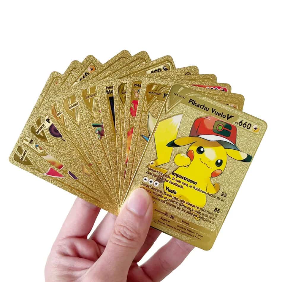 55 Pcs Pokemon Gold Card | 55 পিস pokemon গোল্ড কার্ড - Image 3